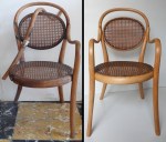 Restauration chaise hetre cintre ref. 1113